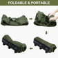 Finnhomy 120L Foldable Rolling Duffel Bag with 3 Wheels, Light Weight Travel Duffel bag with Large Loading Capacity, 32 inch Rolling Duffel bag with Shoulder Strap for Travel Camping Sports - Roamly