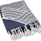 Sand Cloud Turkish Beach Towel - Sand Free - 100% Organic Turkish Cotton Yarn - Quick Dry Towel for Beach, Picnic, Blanket or Bath Towel - As Seen on Shark Tank - Marine Life (Mystical Whale)