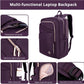 Swissdigital Design Business Laptop Backpack For Women, College Computer Backpack with USB Charging Port, Fits 15.6 Inch Laptop Travel Work Backpack, Purple | KATY ROSE