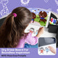 2Pcs ‎Kids Travel Tray, Kids Travel Trays for Car Seat, Road Trip Essentials for Toddler, Carseat Lap Tray with Dry Erase Board & Storage Organizer for Road Trip Activities for Kid, Black