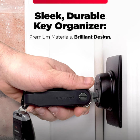 KeySmart Keychain Key Holder - Compact Key Organizer for Key Chain, EDC Key Chains, Key Ring Keychains