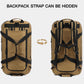 TUGUAN Extra Large Travel Duffle Bag Backpack for Men with Adjustable Dividers 120L Big Weekend Overnight Bag with ID Pocket Shoulder Strap Heavy Duty Sports Duffel Bags for Camping Gym, Brown