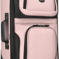 U.S. Traveler Lightweight Rolling 20" Carry On Luggage Softside Suitcase, Pink, 2 Wheel Single
