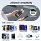 iWALK Mini Portable Charger 10,000mAh, 22.5W USB-C Fast Charging Power Bank with Built-in Cable, Travel Essential Ultra-Small Battery Pack Compatible for iPhone 16/16 Pro/15, Samsung, Google, Black