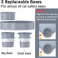 Kids Car Seat Tray, Travel Tray with Cup Holder for Toddler Baby, Kids Car Seat Food Snack Organizer for Road Trip, Stroller Snack Organizer Travel Must Haves Toddler Must Haves (Light Grey, 1 PCS)