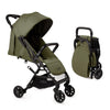 Lightweight Travel Stroller for Baby & Toddlers - Easy Fold & Compact Stroller with Canopy, Storage Basket, Multi-Position Recline & Convenient One-Hand Fold (Green)