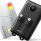 Mini Portable Charger with Built-in Cables 22.5W Fast Charging Power Bank USB-C Small Battery Pack 10000mAh Travel Essential Slim Battery for iPhone 16/15/14, Samsung 25/24, and More