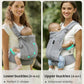 GROWNSY Baby Carrier Newborn to Toddler 7-44lbs, All Season Design with Adjustable Mesh Panel, Ergonomic Baby Carriers with Lower & Upper Buckle, Hands-Free Parenting, Gray