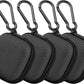 Earbud Case Hard EVA Earphone Carrying Case Cell Phone Accessories Storage Bag with Carabiner for Airpods Headset Earphone Flash Drive Charging Cable Key Wall Charger