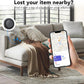 Bluetooth Tracker-Tag for Apple Find My (iOS Only), GPS Tracker with Replaceable Battery, Ideal as Keys, Luggage Tracker and Wallet Tracker, Suitable for Indoor & Outdoor Use,2-Pack (Black&White)