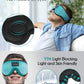 LC-dolida Sleep Headphones, Sleep Mask Bluetooth Wireless Music Eye Mask, Sleeping Headphones for Side Sleepers Sleep Mask with Bluetooth Headphones Ultra-Thin Stereo Speakers Perfect for Sleeping