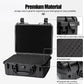Hard case Waterproof Hard Case with DIY Customizable Foam Insert Portable Protective Case with Knife for Camera Drones Equipments Tools Test Instruments 16.9''x13.7''x7.1''