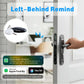 Air Tracker 4 Pack, Smart Bluetooth Tracker Works with Apple Find My (iOS Only), Item Finder Locator for Keys, Luggage, Backpack, IP67 Waterproof, White