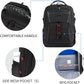 KROSER Travel Laptop Backpack 18.4 inch XXXL Computer Backpack Stylish College Backpack with RFID Pockets USB Charging Port REFLECTIVE STRIPS Water-Repellent Day pack for Business/Men - Roamly