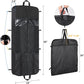 Zilink 60” Travel Garment Bags for Hanging Clothes Waterproof Long Garment Bags for Dresses with Accessory Pouch Suit Travel Bags with Adjustable Handles and Buckles for Suit Tuxedos Dresses Gowns