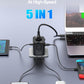Universal Travel Adapter - GaN 65W Fast Charger - 3 USB C(Each/GaN 65W) & 1 USB A(PD 45W) Ports International Power Adapter - High Power Worldwide Travel Plug Adapter for Europe UK US AUS