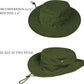 Sun Hats for Men Women Boonie Hat Foldable Fishing Hat UPF 50+ Bucket Hat for Fishing Hiking Garden Safari Beach