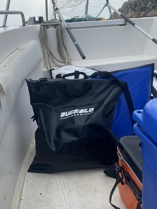Buffalo Gear Fish Tournament Weigh in Bag for Bass Fishing, Heavy Duty Fish Bag for Caught Fish Waterproof,Leakproof,Puncture Resistant