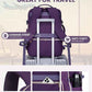 LOVEVOOK Travel Backpack for Women & Men 40L,Airline Approved Carry On Backpack Travel Essentials,TSA Carry on Luggage,Waterproof Personal Item Travel Bag,Suitcase with 3 Packing Cubes,Dark purple