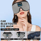 Joythink Sleep Headphones Headband Sleep Mask Eye Mask 3D Deep Bluetooth for Sleeping Blackout Washable Music Eye Cover with Speaker Microphones Gray