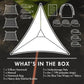 Tentsile Trillium Giant Hammock, The Original Tree Tent Company, 6 Adult Capacity, Anti-Roll, Central Hatch, Ratches and Straps Included, Designed in The UK (6 Person, Safari Brown)