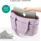 BAGSMART Tote Bag for Women, Lightweight Puffy Tote Bag with Compartments Shoulder Bag Handbag for Travel, Work, Gym,