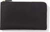 Leatherology RFID Black Onyx Slim Zip Travel Wallet - Compact and lightweight, Versatile storage, Zip closure - Roamly