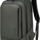 hk Laptop Backpack for Men with USB Charging Port for Business Work College Travel (Green, 17.3 inch)