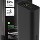 Mophie Powerstation 10,000mAh Power Bank (Gen 3) – Ultra-Fast USB-C PD, 30W Output, Charges 2 Devices, Up to 2 Phone Charges, LED Indicator, Compact & Portable, Premium Anodized Aluminum Body, Black - Roamly