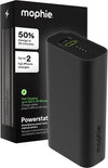 Mophie Powerstation 10,000mAh Power Bank (Gen 3) – Ultra-Fast USB-C PD, 30W Output, Charges 2 Devices, Up to 2 Phone Charges, LED Indicator, Compact & Portable, Premium Anodized Aluminum Body, Black - Roamly
