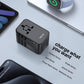 Universal Travel Adapter, VINTAR 100W GaN International Power Adapter with 3 USB-C PD Fast Charging and 2 USB-A QC, All-in-one Outlet Converter Charger for Europe UK USA AUS(Type C/G/A/I)