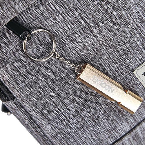Emergency Survival Whistle Double Tubes Safety Whistle 2 Pack with Keychain for Boating Outdoor Camping Hiking Hunting Sports Dog Training