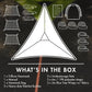 Tentsile Trillium Giant Hammock, The Original Tree Tent Company, 3 Adult Capacity, Anti-Roll, Central Hatch, Ratches and Straps Included, Designed in The UK (3 Person, Fresh Green)