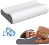 Cervical Neck Pillow for Pain Relief, Contour Memory Foam Pillows Ergonomic Pillow for Sleeping Bed Pillow Neck Support with Cooling Pillowcase Orthopedic Pillow for Side Back Sleepers