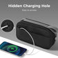 pack all Clear Electronic Organizer, TPU Cable Organizer Bag, Compact Cord Travel Organizer for Cables, Chargers, Phones, USB Cords, SD Cards (Black)