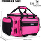 Goture Fishing Tackle Bag,Store Up to 4PCS 3700 Tackle Boxes(Not Included),600D Soft Side Water-Resistant Saltwater Gear Storage Fishing Bag with Rod Straps,Detachable Water Bottle Pouch,SBS Zippers