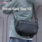 ULANZI Camera Sling Bag, Water-Resistant Camera Case with Tripod Holder, DSLR/SLR/Mirrorless Camera Bags Crossbody for photographers - Black