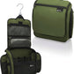 DD D&D Wanderlust D&D Hanging Travel Toiletry Bag for Men and Women. Extra Large Hanging Wash Bag Organizer with 10 Compartments, Zippers, XXL Metal Swivel Hook, Water-Resistant Nylon