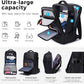 Travel Backpack for Men, 17.3 Inches Business Laptop Backpack Water-Resistant Carry on Airline Approved 18x14x8 Luggage Backpack with USB Charger Port