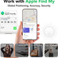 Air Tracker Tags-4 Pack: Smart Bluetooth Tracker, Item Finder Works with Apple Find My (iOS Only) App, Trakcer Tag Locator for Keys, Luggage, Satchel, Backpack etc. (Not for Android Devices)