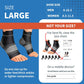 Plantar Fasciitis Sock (6 Pairs) for Men and Women, Compression Foot Sleeves with Arch and Ankle Support (Black, Nude, Navy, Large)