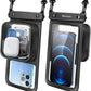 Niveaya [Floatable Floating Waterproof Phone Pouch 2 Pack-Up to 8.5", Large Space Adjustable Neck Lanyard Waterproof Phone Case, Phone Dry Bags for Vacation Beach Pool Kayak Cruise Travel Essentials