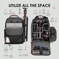 TARION Camera Backpack Waterproof Bag - 12.5L Slim DSLR Backpack with 14'' Laptop Compartment Rain Cover Slim Photography Bag for Men Women Photographers for DSLR SLR Lens Black TRL