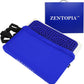 Gel and Memory Foam Seat Cushion – Office – Ergonomic Cushion Pad for Tailbone Pain - Desk Chair Car Seat Cushion Driving - Sciatica & Back Pain Relief (Blue)