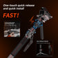 COMAN One-Click Lifting Carbon Fiber Monopod, 69‘’ Camera Monopod with Feet, Lightweight Travel Tripod with Quick Release Plate for Camera, DSLR, Camcorder, Max Load 22lbs/10kg (M1ProV5)