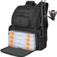 HAMBOLY Fishing Backpack with Tackle Boxes, 50L Fishing Tackle Bag with Cooler & Rod Holders, Waterproof Tackle Bag for Men