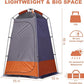 Outdoor Shower Tent Changing Room Privacy Portable Camping Shelters