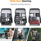 K&F CONCEPT Camera bags Waterproof 25L Large Capacity Camera Case with Raincover Camera Case 15.6 Inch Laptop Compartment Compatible with Canon/Nikon/Sony/DJI Mavic Drone Travel Camera Backpack