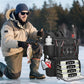MATEIN Fishing Backpack with 4 Tackle Boxes, Fishing Bag with Rod Holder & Safety Compass & Cooler, Gifts for Fishermen