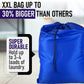 Laundry Bag with Locking Closure Drawstring – Extra Large Heavy Duty 100% Nylon, Large & Foldable Clothes Sack – Lightweight Dirty Laundry Organizer for Travel, Dorm, Gym – L 40" x H 50" (ROYAL BLUE)
